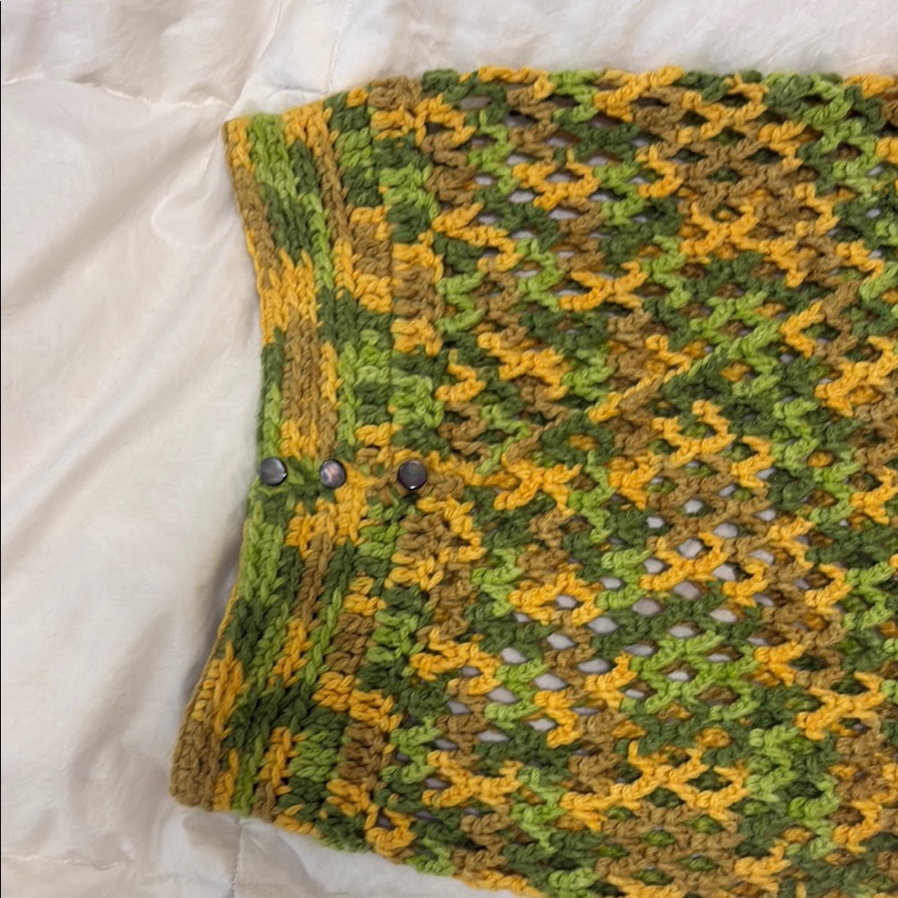 Michael Kors Collection Yellow and Green Midi Pencil Skirt - Picture 6 of 7